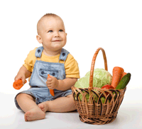 vegetables and children
