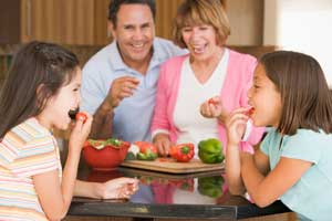 kids eating more vegetables
