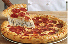 high calorie pizza foods
