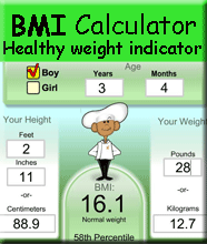 BMI tool healthy weight for children assessment
