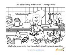 school cooking kids page